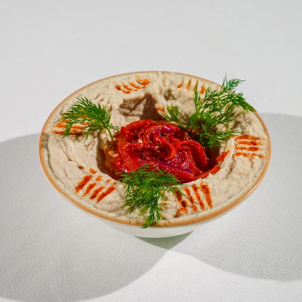 Fasole batută cu ceapa și roșii 500g